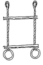 Load image into Gallery viewer, Swings and Things, Swing, Trapeze with Ring, NZ Made,