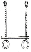 Load image into Gallery viewer, Trapeze Bar with Rings
